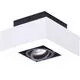 Spot mobil AZzardo Nikea, 1xGU10, alb-negru