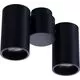 Plafoniera tip spot mobil AZzardo Makalu 2, 2xGU10, negru