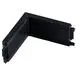 Element de conectare pentru sina magnetica AZzardo Gamma Track Magnetic, 90°, negru