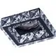 Spot fix incastrat AZzardo Ester Square 1, 1xGU10, negru