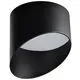 Spot fix LED aplicat AZzardo Momo, 16W, 3000K, D14 cm, negru, rotund, IP20