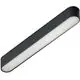 Corp de iluminat LED tip bagheta pe sina magnetica AZzardo Gamma Sangria Milky, 12W, 4000K, negru