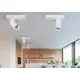 Spot mobil LED aplicat AZzardo Santos Eposed, 9W, 3100K, 647 lumeni, alb, IP20