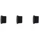 Set 3 bucati element de capat USB-C pentru sina magnetica AZzardo Neo Track Magnetic, negru
