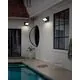 Aplica LED AZzardo Durante Sensor, 21W, 4000K, reglabil, negru, IP54