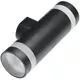 Aplica LED AZzardo Jason 2 Wall, 2X9W, 4000K, gri inchis, IP65