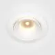 Spot fix LED Maytoni Yin, 12W, 3000K, TRIAC, incastrat, alb
