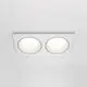 Spot fix Maytoni Zoom, 2xGU10, incastrat, alb, IP65