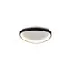 Plafoniera LED Mantra Niseko II, 38W, negru, dimabil