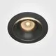 Spot fix LED Maytoni Yin, 12W, 3000K, TRIAC, incastrat, negru