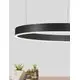 Pendul LED Nova Luce Motif, 50W, negru, dimabil, telecomanda
