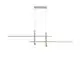 Pendul LED Mantra Esparta, 50W, alb-auriu