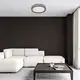 Plafoniera LED Rabalux Nilin, 48W, alb-negru, dimabil, telecomanda