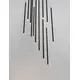 Pendul LED Nova Luce Elettra, 60W, negru, dimabil