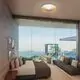 Plafoniera LED Mantra Himalaya, 80W, alb-lemn natur, telecomanda
