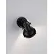 Aplica Nova Luce Ruvi, 1xE27, H21, negru