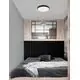 Plafoniera LED Nova Luce Olaf, 60W, negru, dimabil