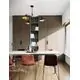 Lustra Nova Luce Mirba, 3xE27, auriu-negru
