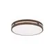 Plafoniera LED Nova Luce Wheel, 30W, alb-cafeniu