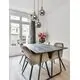 Pendul Nova Luce Mirro, 3xE27, auriu-fumuriu-negru