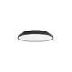 Plafoniera LED Nova Luce Linus, 40W, negru, dimabil, telecomanda
