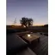 Veioza LED Nova Luce Jigra, 2W, 200lm, alb-negru, dimabil, touch, IP54