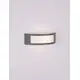 Aplica Nova Luce Zenith, 1xE27, simplu, gri inchis, IP44