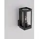 Aplica Nova Luce Figo, 1xE27, gri inchis, IP54