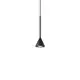 Pendul LED Ideal Lux Archimede, 3.5W, con, negru