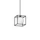 Pendul Ideal Lux Lingotto, 1xG9, negru mat-auriu mat