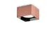 Plafoniera LED Ideal Lux Spike, 15W, patrat, cupru