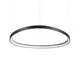 Pendul LED Ideal Lux Gemini, 59W, negru, dimabil, Dali/Push
