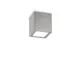 Plafoniera tip spot, Ideal Lux Techo, 1xGU10, 90x90x95mm, gri, IP54, 326894