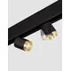 Spot LED sina magnetica Nova Luce Ultra Slim, 10W, 4000K, alama-negru