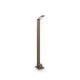 Stalp mediu LED, Ideal Lux Agos, 6.5W, 3000K, 95x150x800mm, cafeniu, IP54, 326726