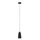 Pendul LED, AZzardo Capri B, 5W, 3000K, negru nisipiu
