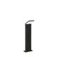 Stalp mic LED, Ideal Lux Style, 9W, 4000K, 139x125x500mm, negru, IP54, 322506