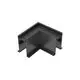 Element de conectare, incastrata sina magnetica, Ideal Lux Ego - Recessed Trim, 100x100x52mm, negru, 320595
