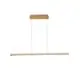 Pendul LED, AZzardo Alamo, 16W, 3000K, auriu, dimabil-3 trepte