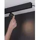Spot LED reglabil, sina magnetica Nova Luce Ultra Slim, 5W, dimabil, alama-negru