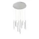 Pendul LED, AZzardo Ilios, 64W, 3000K, alb nisipiu, dimabil-3 trepte