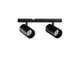 Spot LED, orientabil dublu, sina magnetica, Ideal Lux Stick Track Double, 10W, 3000K, 32x73mm, negru, 329536