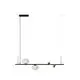 Pendul LED, AZzardo Trasimeno, 2xG9+2xLED, 10W, 3000K, negru