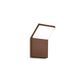 Aplica LED, Ideal Lux Style, 9W, 3000K, 100x105x165mm, cafeniu, IP54, 322704
