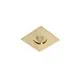 Spot fix, AZzardo Kant, 1xGU10, 118x118mm, auriu, IP44, AZ6051