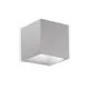 Aplica LED, Ideal Lux Rubik, 8.5W, 3000K, 100xx100mm, gri, IP54, 326849