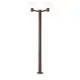 Stalp mare, Ideal Lux Clio, 2xE27, 575x1970mm, cafeniu, IP44, 328836