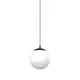 Pendul LED, sina magnetica, Ideal Lux Ego Pendant, 10W, 3000K, 120x2277mm, negru, 327525