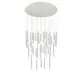 Pendul LED, AZzardo Ilios, 160W, 3000K, alb nisipiu, dimabil-3 trepte