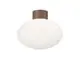 Plafoniera, Ideal Lux Clio, 1xE27, 90x40xmm, cafeniu, IP44, 326795